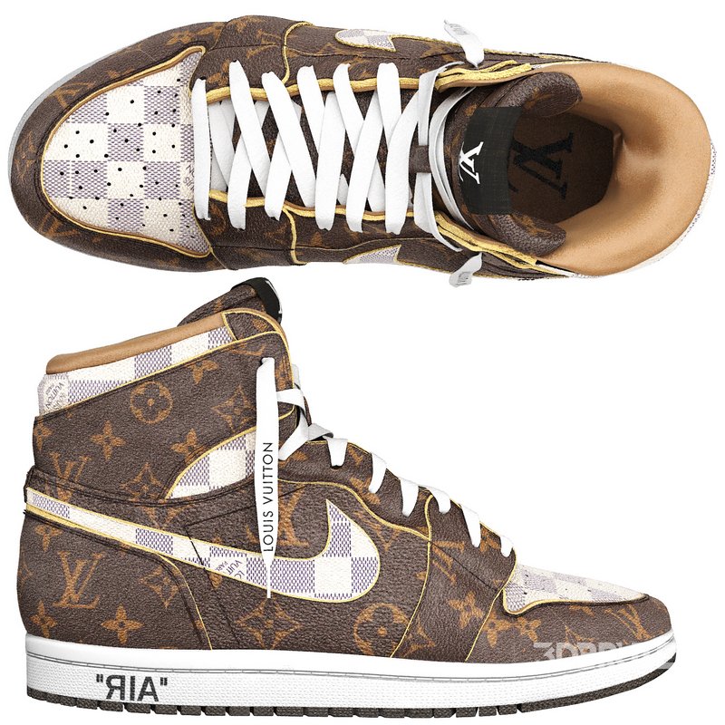 jordan retro 1 louis vuitton Image 2