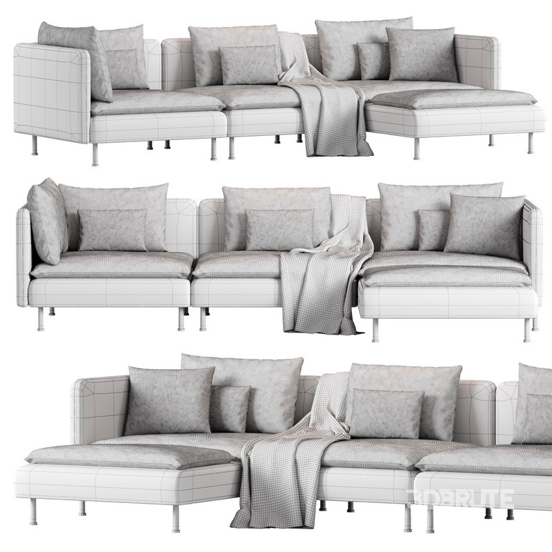 Ikea SODERHAMN section 4 seat Image 2