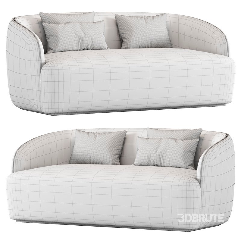 GWYNETH BOUCLE LOVESEAT SOFA Image 4