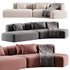 Cosy Curve Sofa 01 - Thumbnail 2
