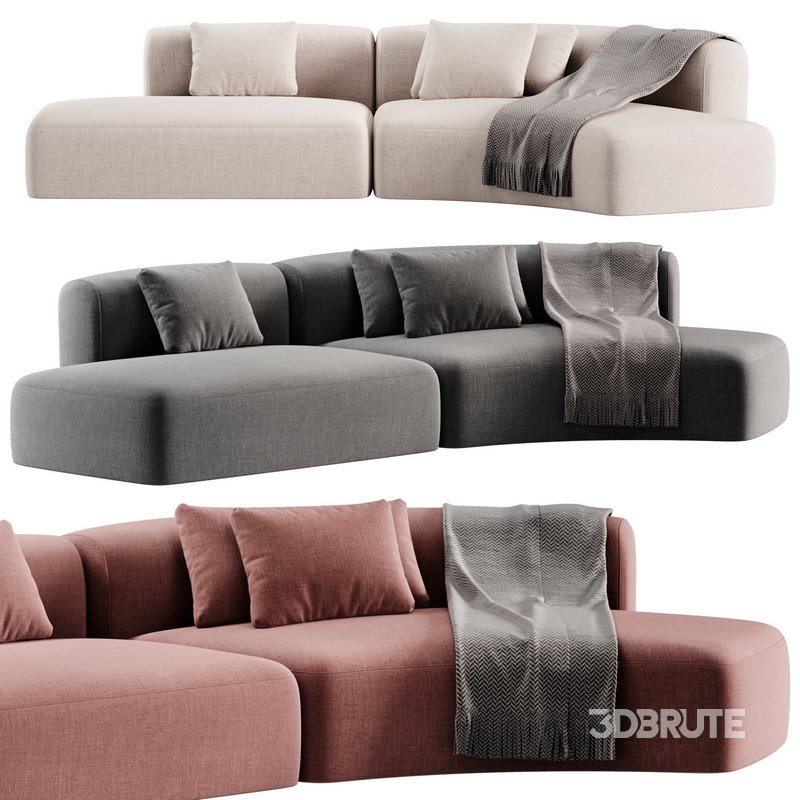 Cosy Curve Sofa 01 Image 2