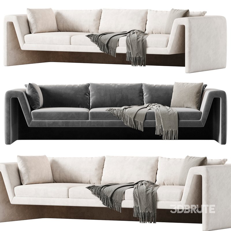 PERIMETER GREY SOFA Image 2