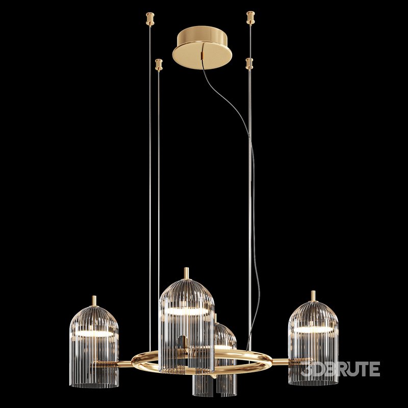 AROMAS Porta LED dimmable glass pendant lamp Image 4