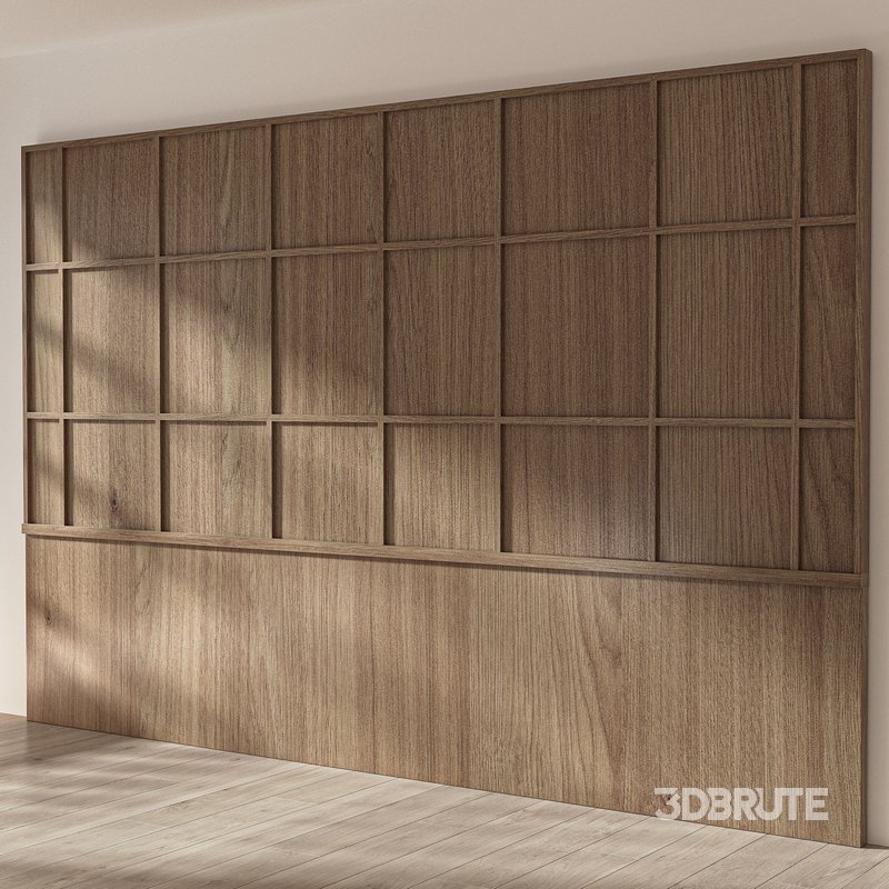 Decorative wall panel composition bedroom set 6 Image 4