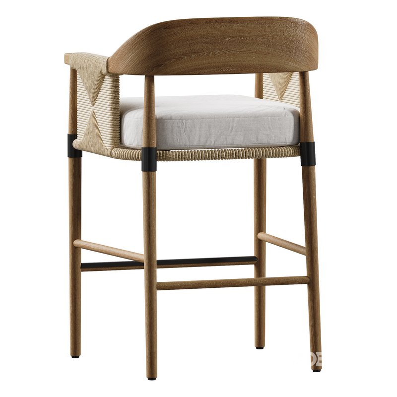 Arteriors Estes Outdoor Bar Stool Image 3