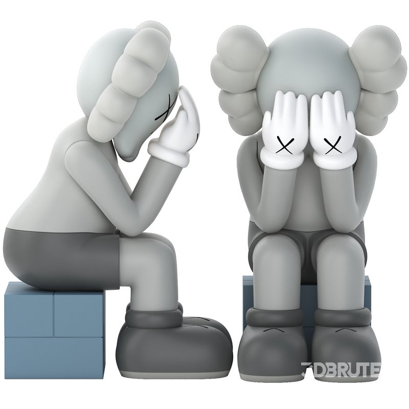 kaws passing through open edition vinyl figure Image 2