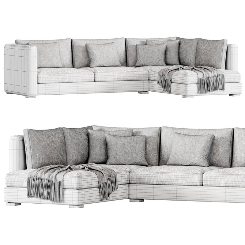 Blake Large Open End Corner Sofa by loomloft Image 3