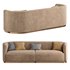 Contemporary Hand Tailored Sofa with Round Edges 2 - Thumbnail 1