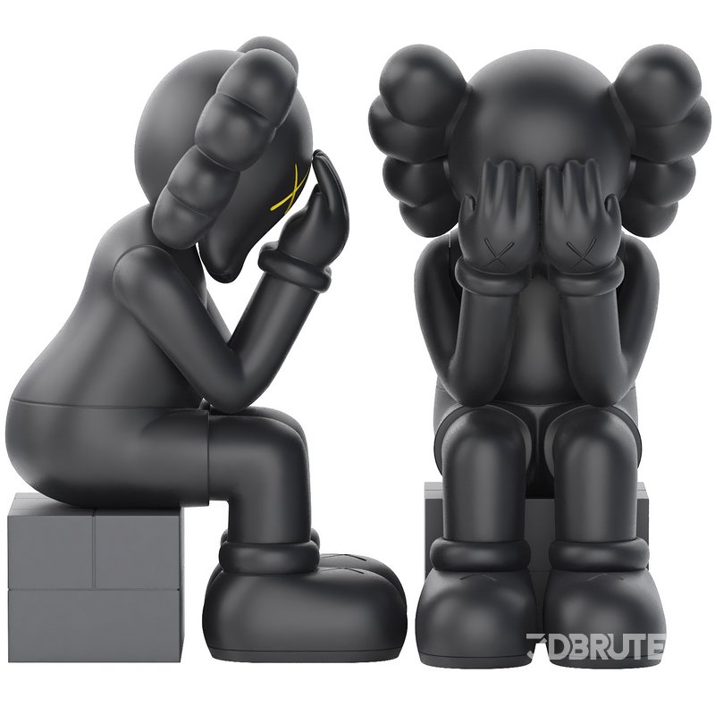 kaws passing through open edition vinyl figure Image 5
