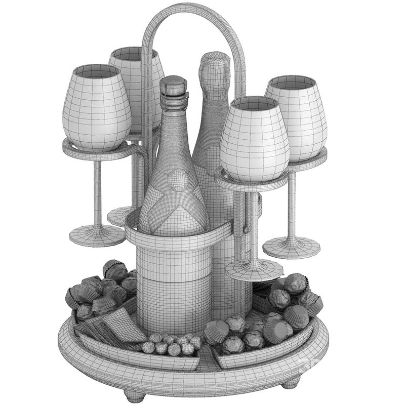 weston wine charcuterie caddy two bottle Image 4