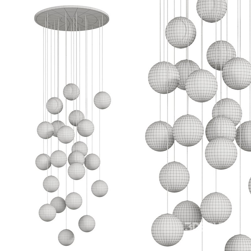 ANPERBAR Top 20L G9 52cm pendant lamp Image 5