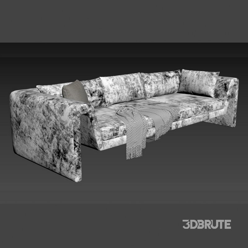 PERIMETER GREY SOFA Image 4