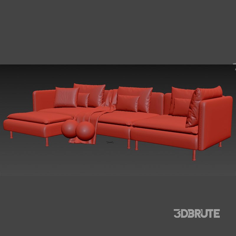 Ikea SODERHAMN section 4 seat Image 3