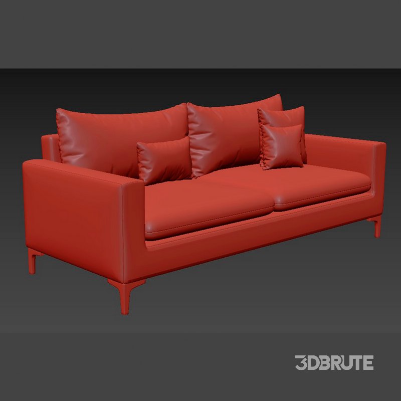 Naomi Velvet Sofa Image 5