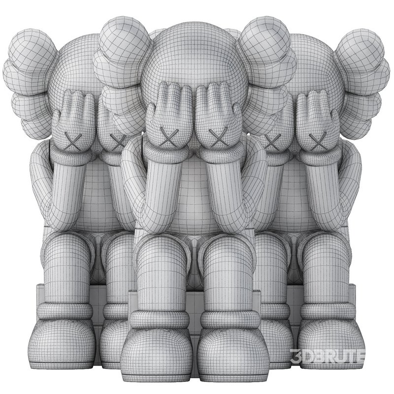 kaws passing through open edition vinyl figure Image 6
