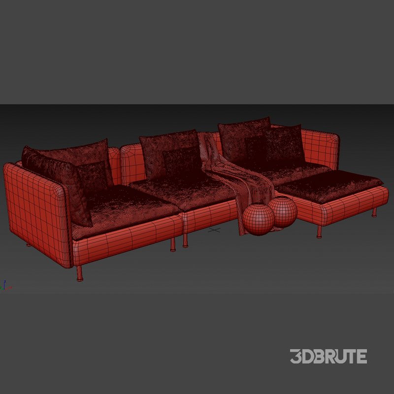 Ikea SODERHAMN section 4 seat Image 4