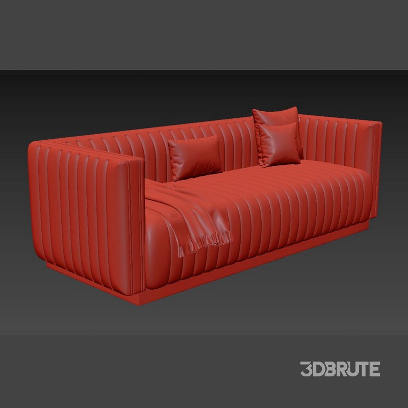 Conjure Channel Tufted Velvet Sofa Image 5
