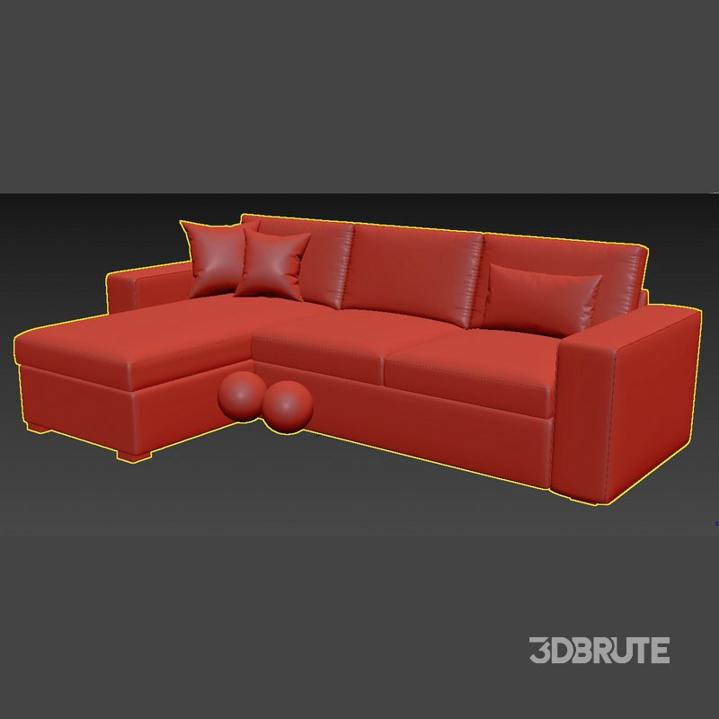 KIVIK 3 seat Sofa and chaise longue by ikea Image 3