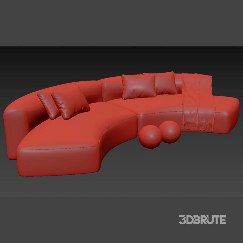 Cosy Curve Sofa Image 4