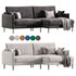 Svaut velvet Sofa - Thumbnail 10