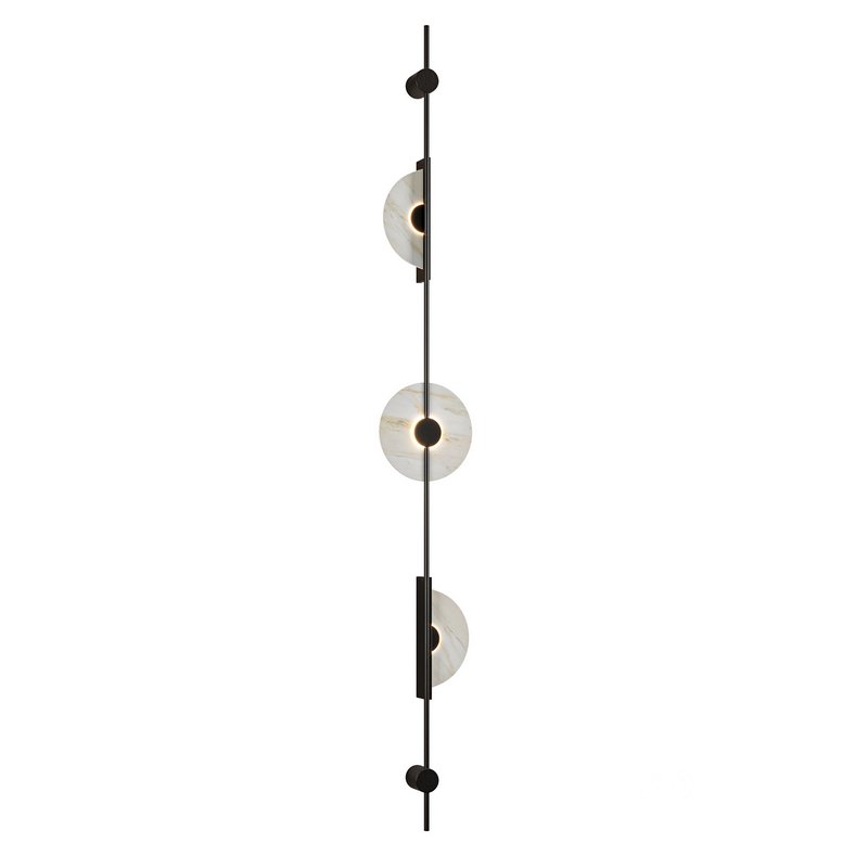 Alabaster Wall Sconce Black Image 6
