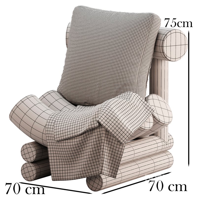 PUFF CHIPS ARMCHAIR Image 6