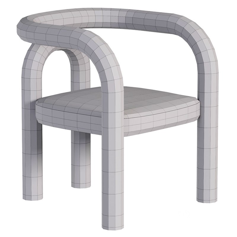 Modern Design Armless Open Back Chairs Fabric Dining Chairs for Home Image 7