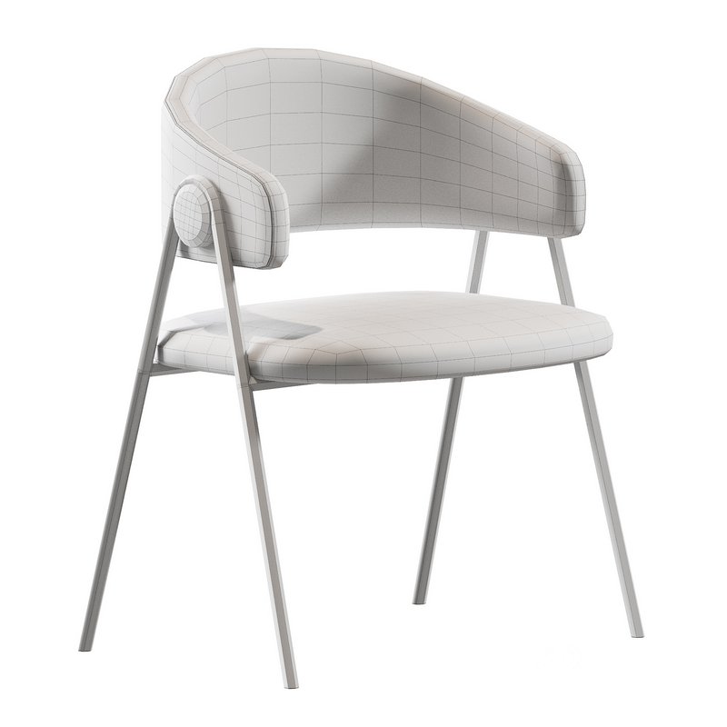 Chair Kolins Velvet Grey Image 8