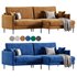 Svaut velvet Sofa - Thumbnail 12