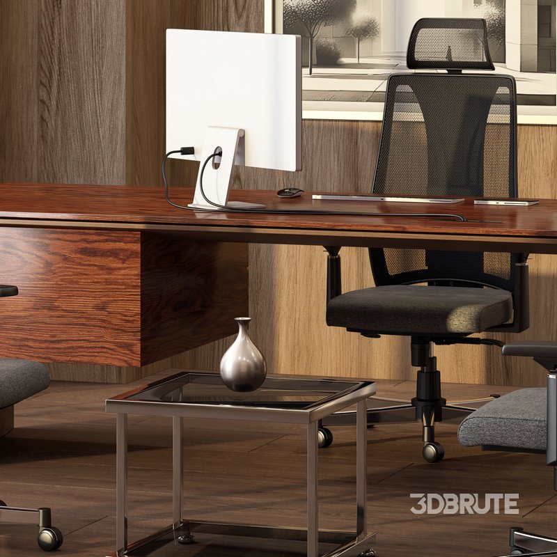 Boss Office Design With Minotti Linha Studio Image 3