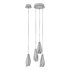 Glace White 1-3 Light Multi-Drop Pendant - Thumbnail 2