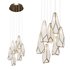 Glace White 7-Light Round Multi-Drop Pendant - Thumbnail 1