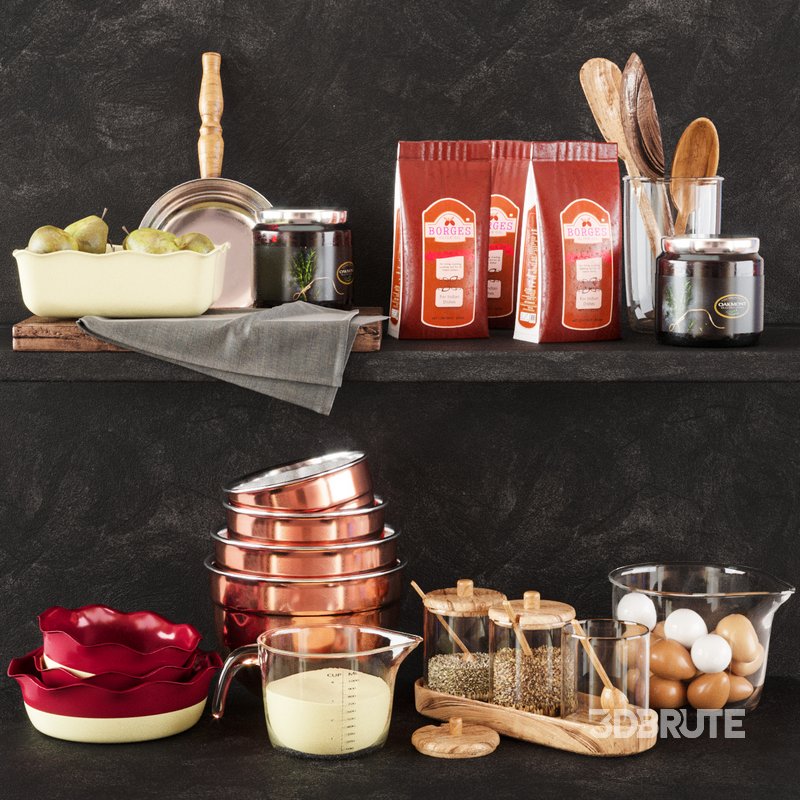 Kitchen Decorative set 017 Image 1