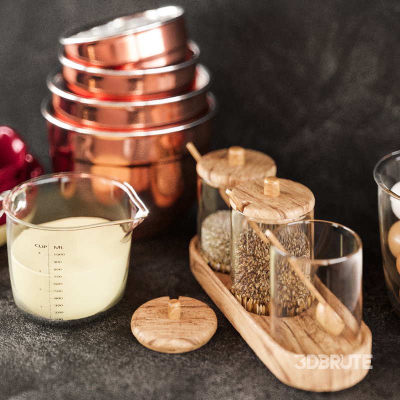 Kitchen Decorative set 017 Image 2