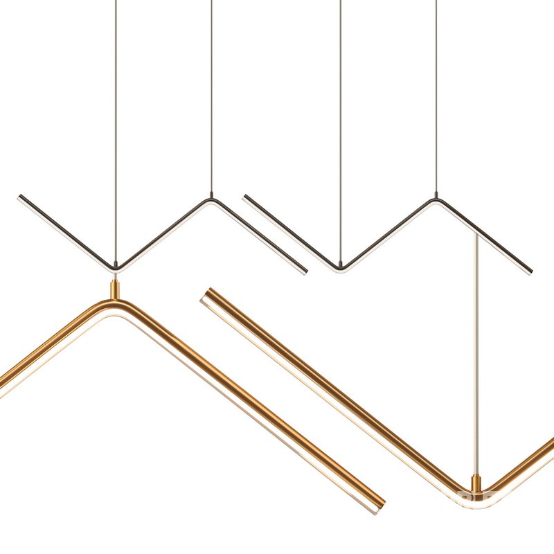 LED Minimalist Chandelier Image 2