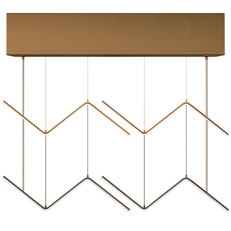 LED Minimalist Chandelier Image 3