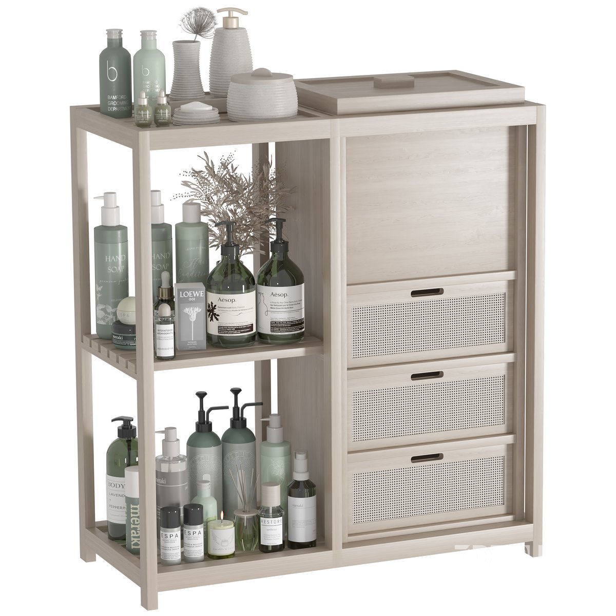 Bathroom accessories set 3 Image 1