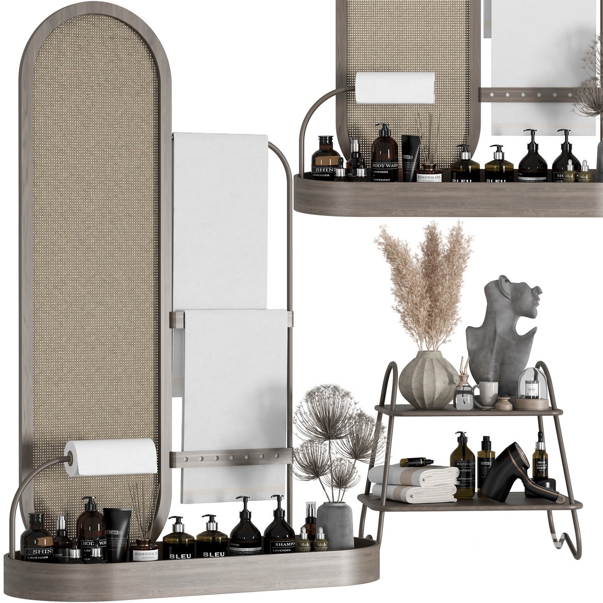Bathroom accessories set 1 Image 1