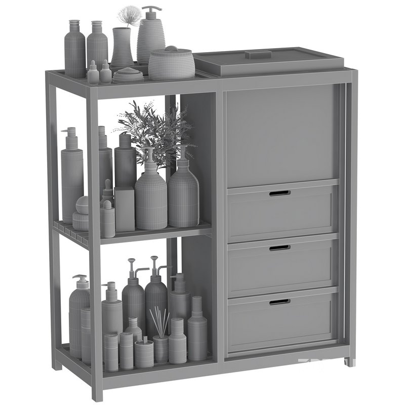 Bathroom accessories set 3 Image 2