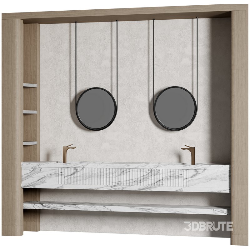 Bathroom Furniture Set R4 Image 1