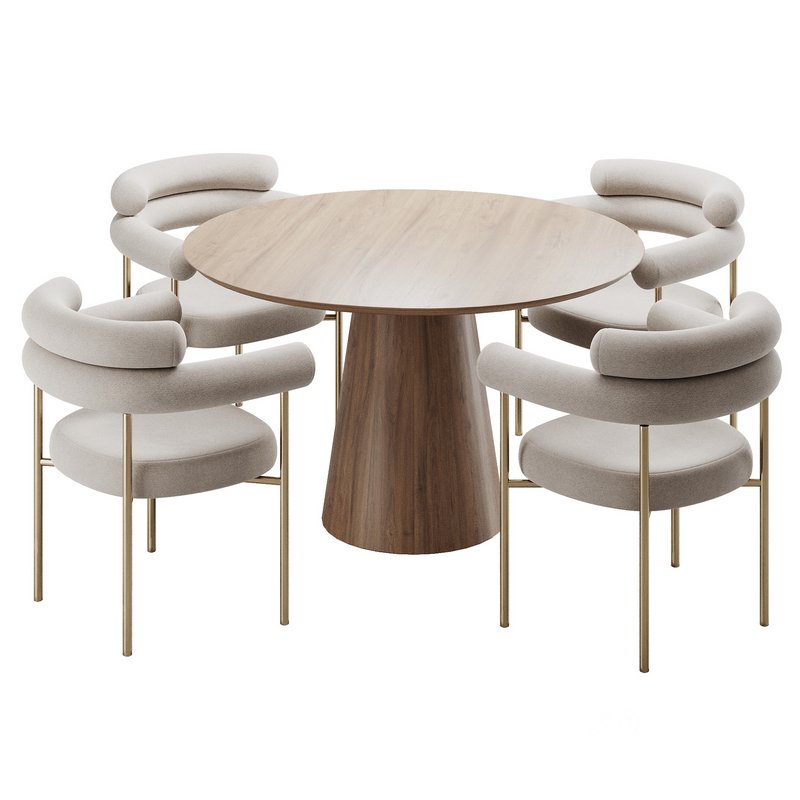 Dinning chair and table160 Image 3