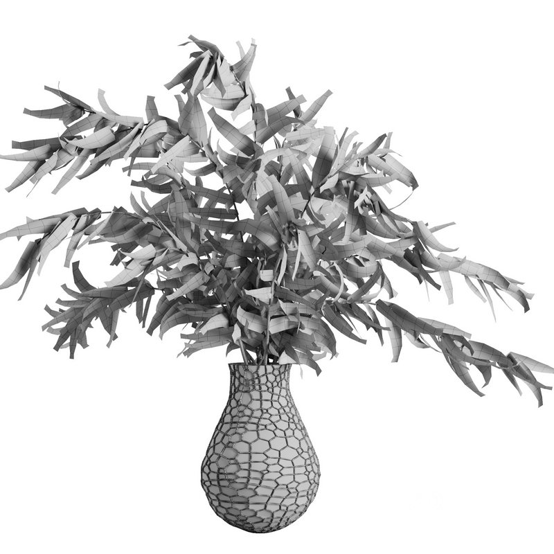 Red branches vase Set44 Image 3