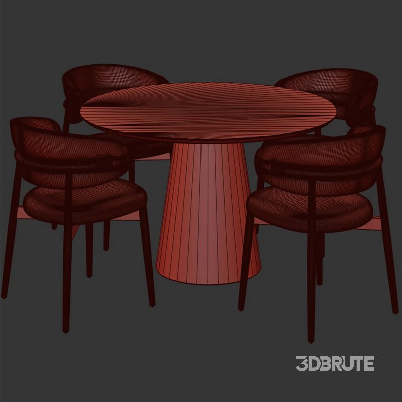 Dinning chair and table155 Image 5