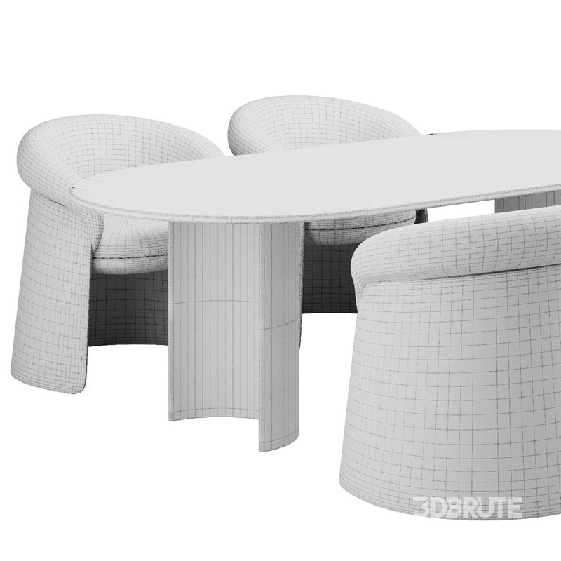 Dinning chair and table149 Image 5