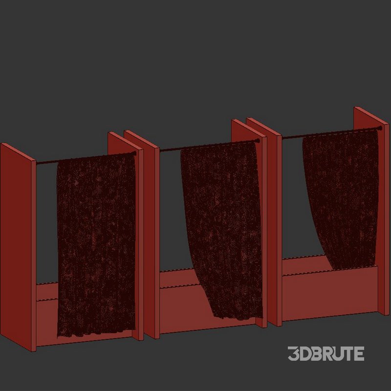 Bathroom Curtain 3 Set Image 5