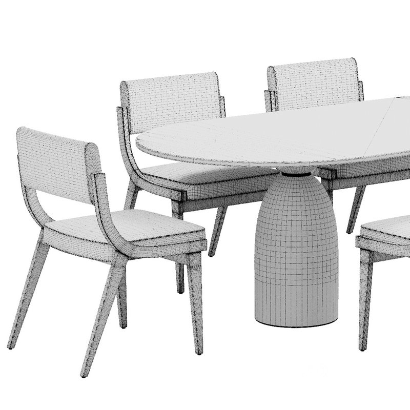 Dinning chair and table152 Image 6