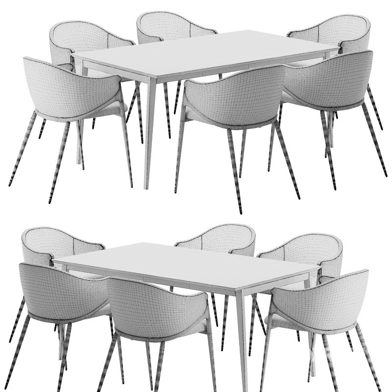 Dinning chair and table151 Image 6