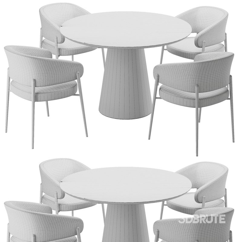 Dinning chair and table158 Image 6