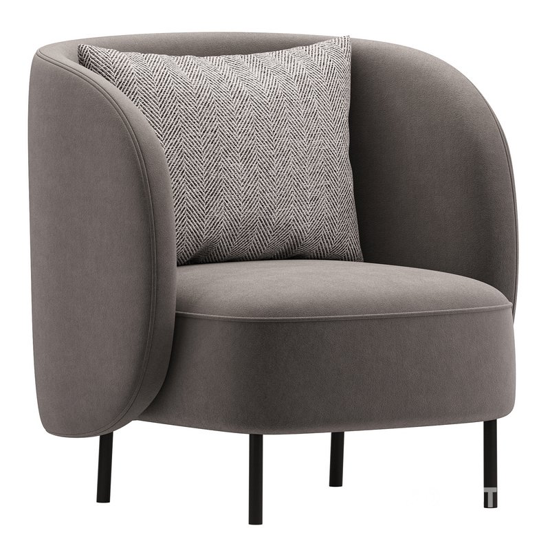 Modern Boucle Accent Chair 27.9 Image 2