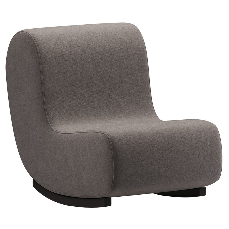SIMPLE Rocking modular fabric armchair Image 2